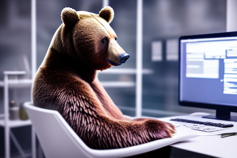 Un ours rédacteur web, et pourquoi pas ?