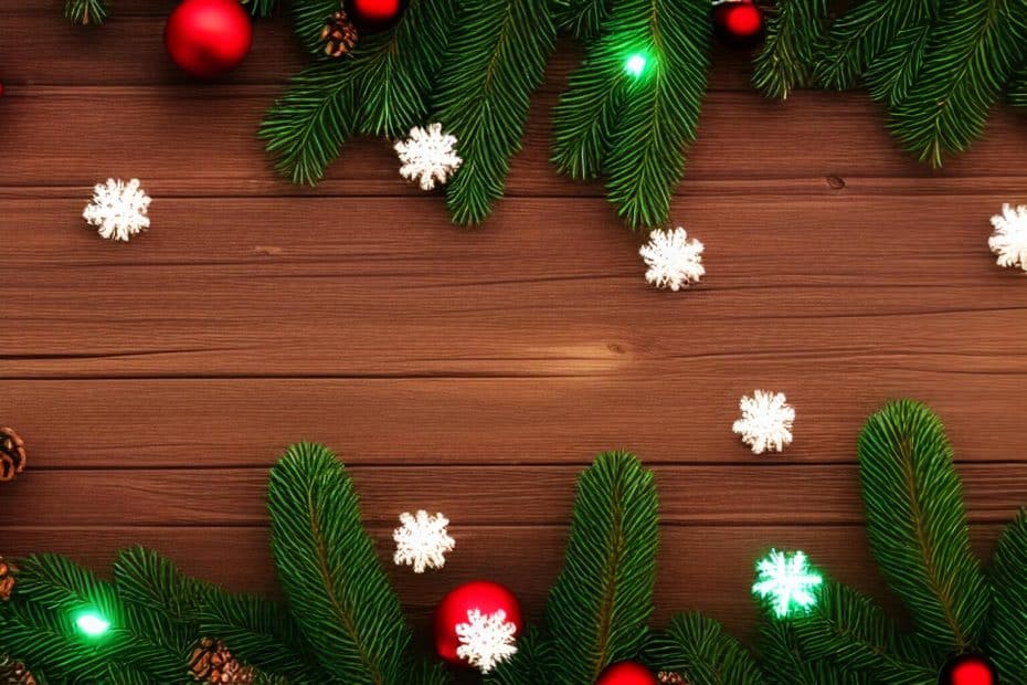 Des guirlandes de Noël